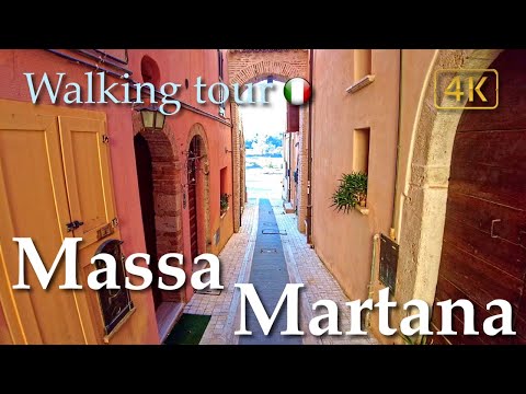 Massa Martana (Umbria), Italy【Walking Tour】History in Subtitles - 4K