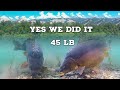 Catching 45 lb carp underwater with sonar deeper