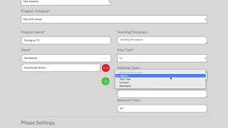 ABAdesk's Task Analysis Programs