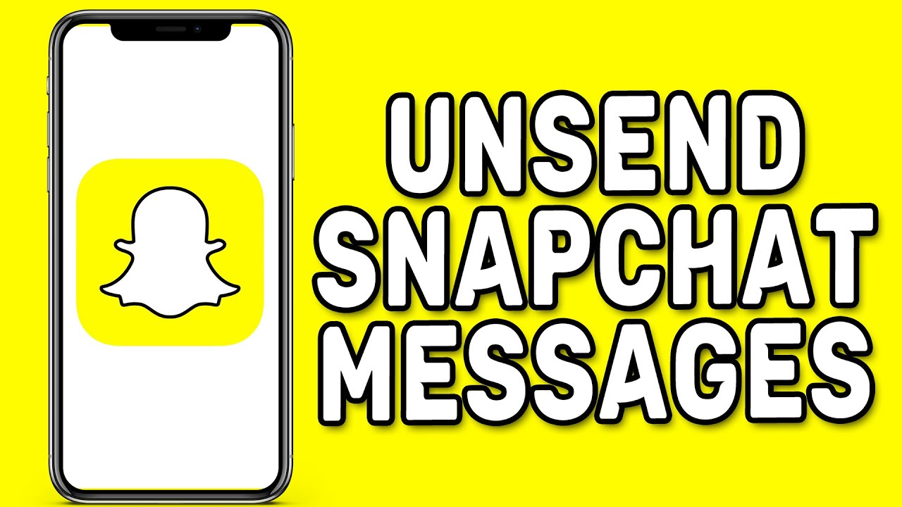 How to Unsend Snapchat Messages - YouTube