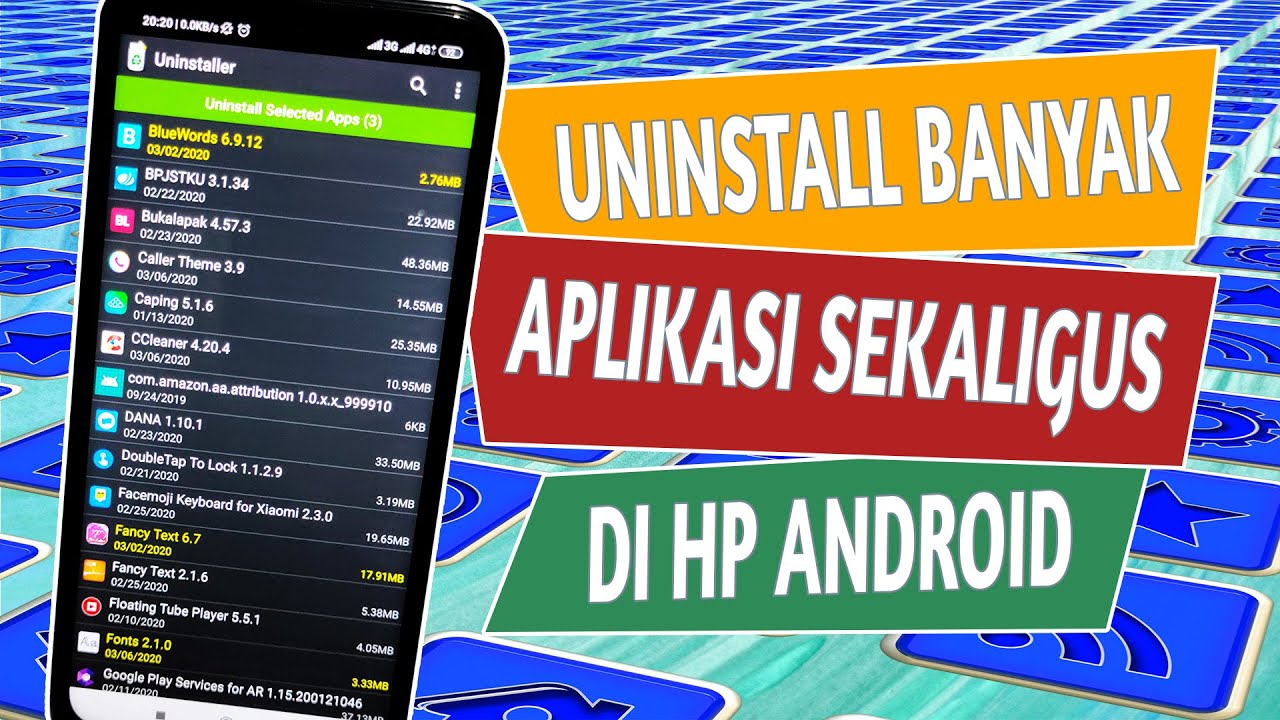 Cara Uninstall Banyak Aplikasi di HP Android - YouTube
