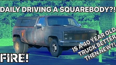 IS it POSSIBLE to DAILY DRIVE an old SQUAREBODY truck?!