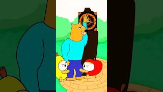 Banana Cat and Big Clock Man _shorts _funny _animation _cartoon - Coffin Dance Song Cover