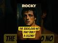 ROCKY TRIVIA #01: Why Stallone Refused $300,000 to Become Rocky!  #Rocky #SylvesterStallone