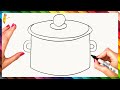 How To Draw A Pot Step By Step - Pot Drawing Easy