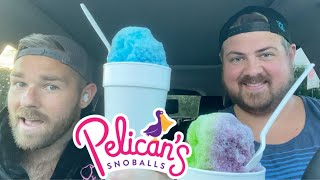 Pelican's SnoBalls Mukbang (Eating Show)