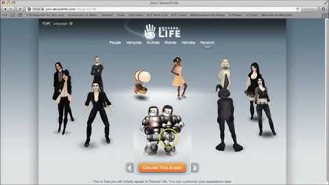 How to Join Second Life and Create An Avatar -- PVA