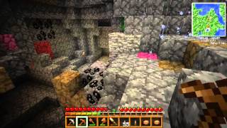 Pam's Summer Minecraft 1.2.5 Let's Play - Ep 2 - Mining all day long!