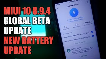 MIUI 10 8.9.4 GLOBAL BETA UPDATE | NEW BATTERY AND SECURITY UPDATE | NEW FEATURES | REDMI NOTE 5 PRO