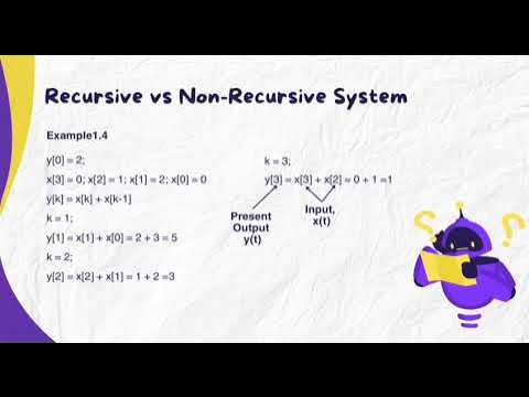 Chap 1 Recursive and non-Recursive system - YouTube