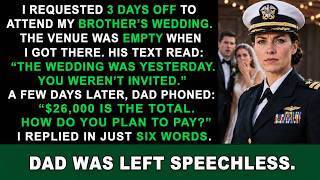 My Family Excluded Me From My Brother’s Wedding—Then Demanded I Pay the $26,000 Bill