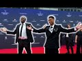 Jude bellingham does his celebration with usain bolt  laureus world sports awards 2024