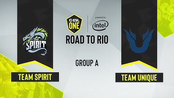 CS:GO - Team Spirit vs. Team Unique [Train] Map 1 - ESL One Road to Rio - Group A - CIS