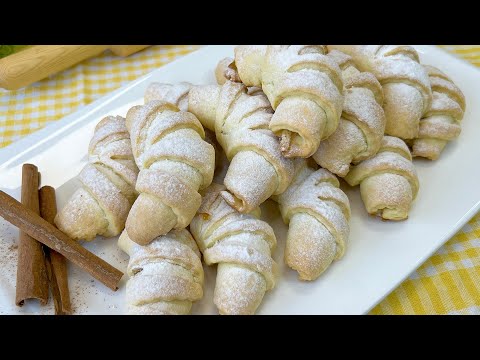 Камхарж Олмали Рогаликлар / Рецепт Находка ! Очень вкусные печеньки к чаю