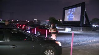 Newark’s pop-up drive-in movie theater debut