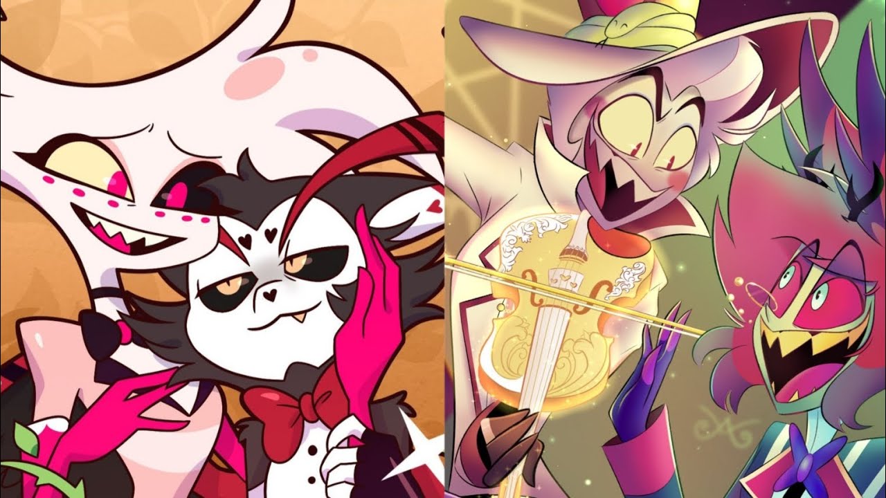 Huskerdust and Appleradio AMV | Hazbin Hotel | Song: I see your monsters (NightCore)