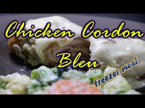 Chicken Cordon Bleu (Easy Freezer Meals)