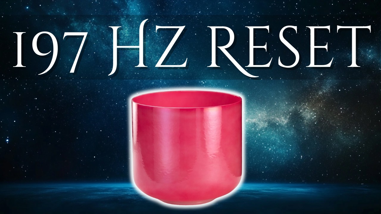 197 Hz Nervous System Reset (10” G+8 Dreamy Peony) | Sacred Singing Bowls™