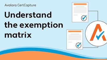 Understand the exemption matrix - CertCapture