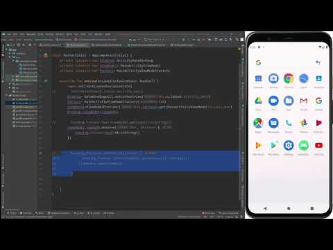 view model with databinding and live data with databinding in android kotlin hindi with antechs