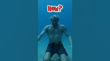 How to See Underwater Without Goggles? #shorts #tricks