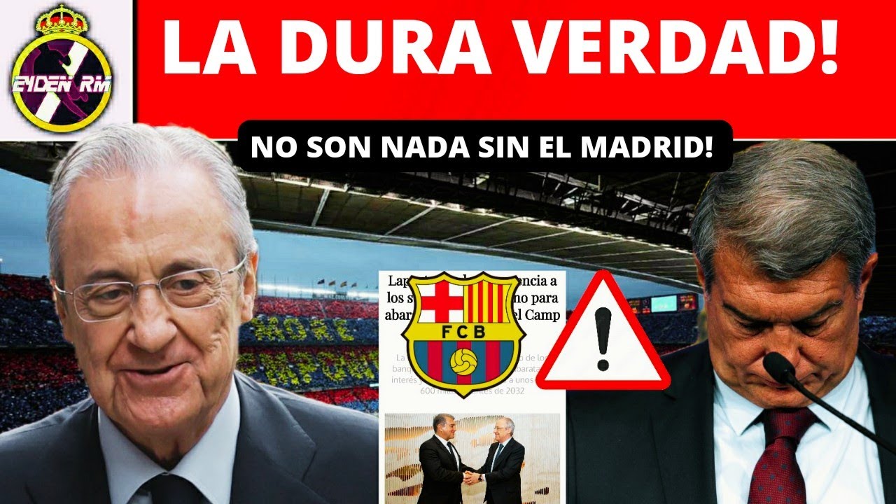 🚨 EL BARCA SE HUNDE Y ACUDE AL REAL MADRID DEMOSTRANDO QUE NO SON NADA ...