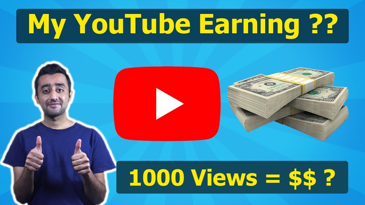 How Much Money Do You Make Per 1000 Views On YouTube Earn Money How Much Money Do You Make Per 1000 Views On YouTube Earn Money
