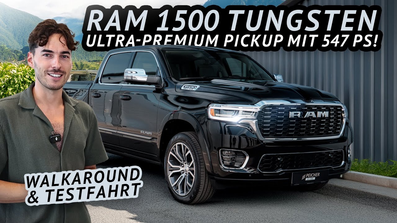 Ram 1500 Tungsten | Ultra Premium Pickup mit 547 PS | 4K | Deutsch