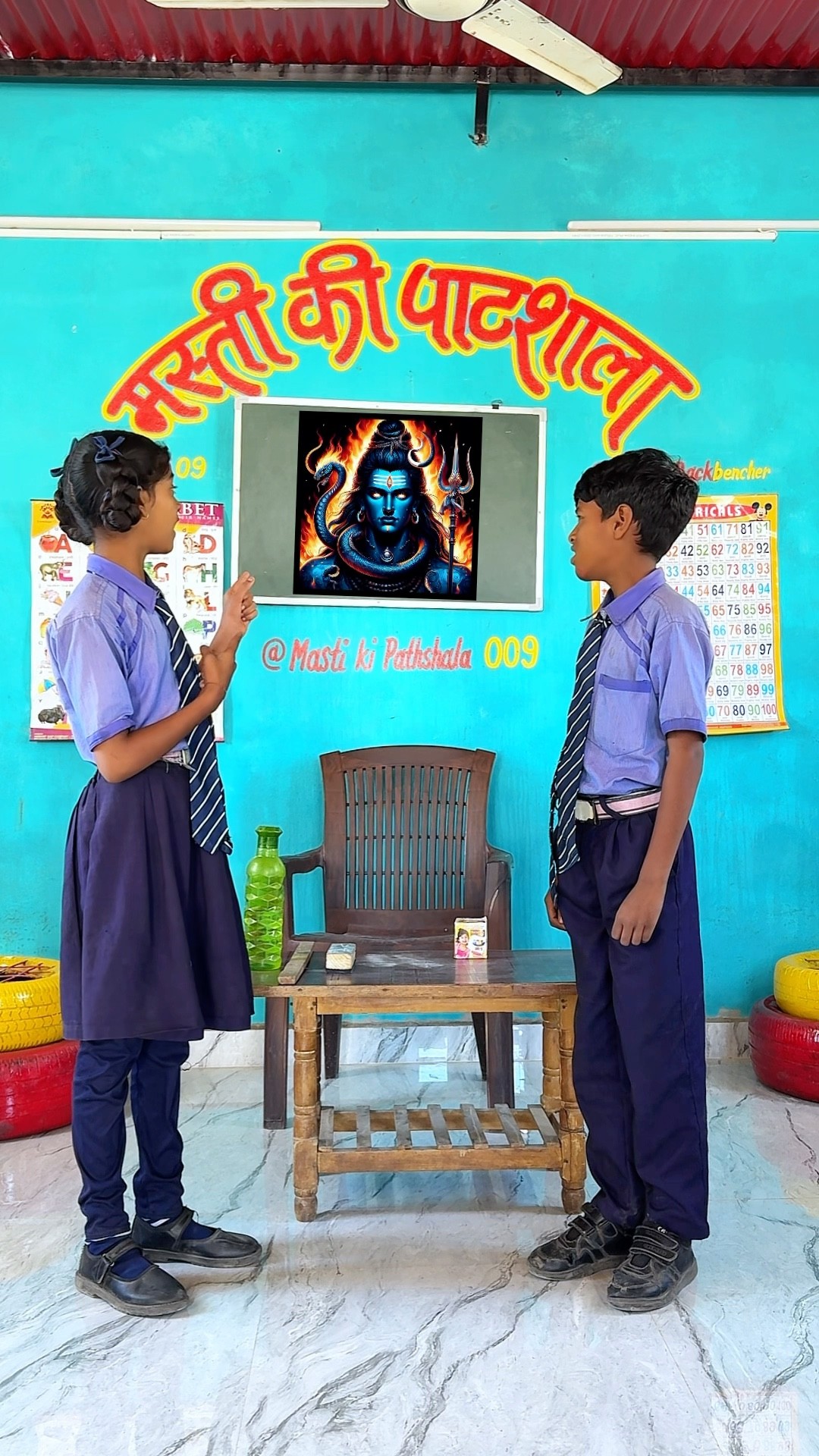 कोन है बड़ा ?? #dolly #nimuda #mastikipaathsala #srsir #srindori #shivji #sheshnaag #doli #funny