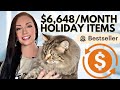 5 HOT 🔥 Christmas Products Successful Etsy Store owners Are Listing Now! (Holiday Print on Demand)