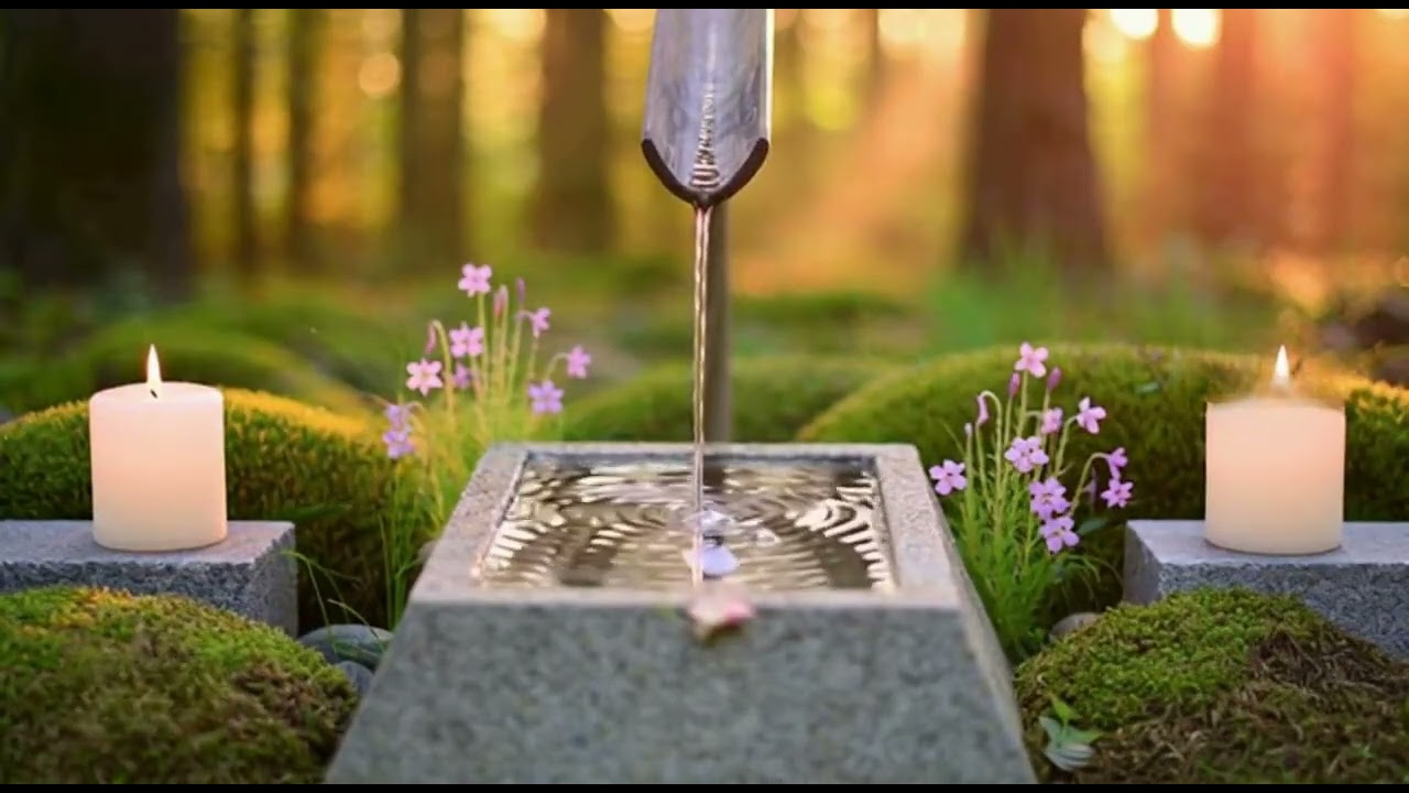 10 Hours of Calm Water Fountain for Relaxation, Focus, Study, Sleep & Ambient Background