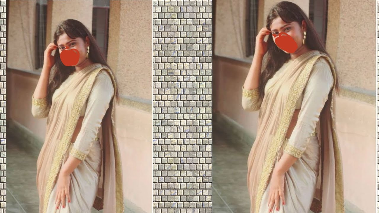 How to make designer saree at home saari kaise banate hain ghar per Half Half designer