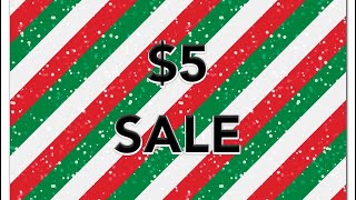 $5 Sale