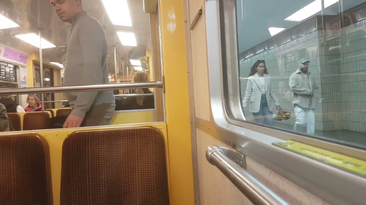 T-Centralen–Fruängen med C6 Tunnelbana vagn 2677