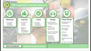PPE inspection and maintenance