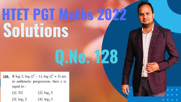 HTET PGT L3 MATHS Exam 2022 Solutions #htet #htet2022 #soc