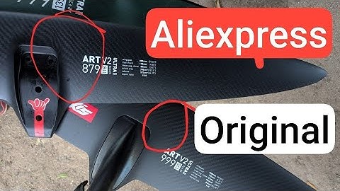 Aliexpress Axis foil - front wing review for ART V2 879 (Rus, Eng, Thai subtitles in settings)