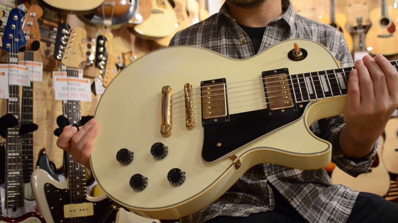 USED/Bacchus BLP-CTM WH@guitarshoptantan - YouTube