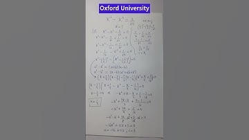 A very tricky Oxford University Exam question| Many failed. #shorts #maths #algebra