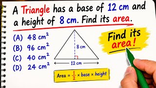 🔥 Only 1% Can Solve This Triangle Problem! | Geometry Challenge #MathChallenge #GeometryPuzzle 
