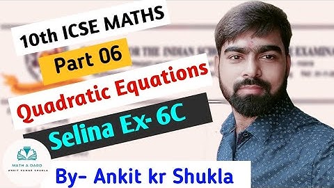 10th Selina Ex- 6C ||Quadratic Equation|| word problems ||speed distance and time ||