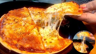 Cheese Margherita Pizza Recipe |Homemade Margarita Pizza |Domino's Style Pizza |Cheese burst Pizza |