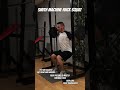 Smith machine hack squat