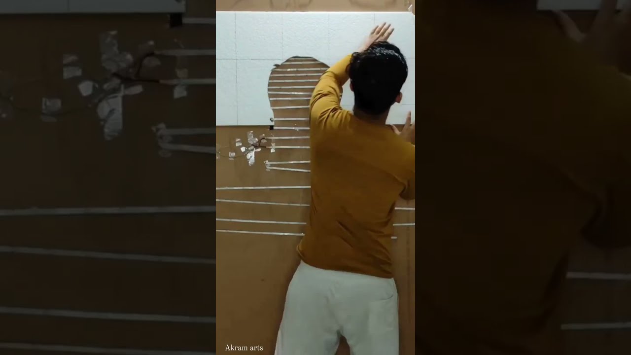 Thermocol painting of Ali fazal 