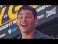🍻🍻🍻RYAN TALKS BEER DRINKING AT WEIGH IN AT DEVIN HANEY WEIGH INS #ryangarcia