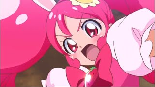{HQ} Pretty Cure Dream Stars!| Cure Whip V.S The Mysterious Lion SFX! (Movie Clip)