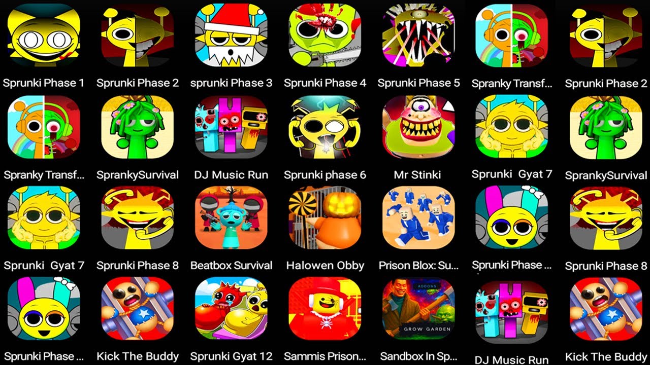 Incredibox Sprunki Swap, Sprunki Phase 1 Vs Phase 2 Vs Phase 3 Vs Phase 4-8 in Incredibox Sprunki!