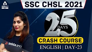 SSC CHSL 2021 | English #23 | 25 Days Crash Course TO Crack SSC CHSL Exam screenshot 1