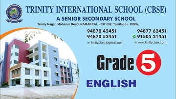 GRADE V ENGLISH GRAMMAR CH  -20 CONJUNCTION (VIDEO -22)