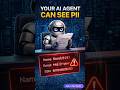 Your AI Agents Can Leak Sensitive Data #shorts #ai